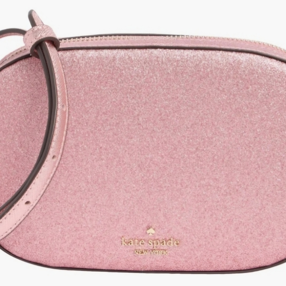 Kate Spade Glimmer Pink Mitten Oval Camera Crossbody Bag - Picture 6 of 16